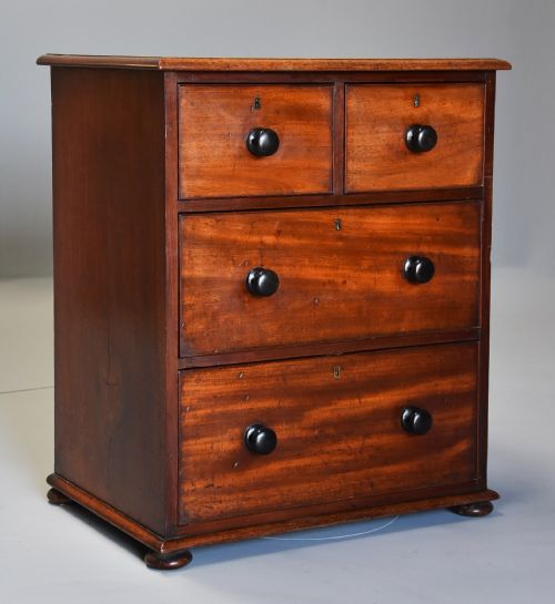 Small Mid 19th Century Mahogany Chest of Drawers with Superb Patina