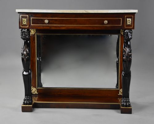 19th Century Regency Mahogany Console Table of Small Proportions