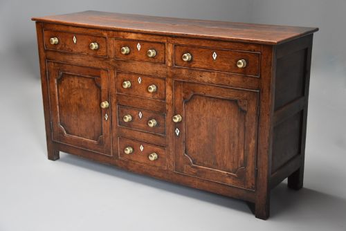 Late 18th Century Oak Dresser Base of Superb Patina