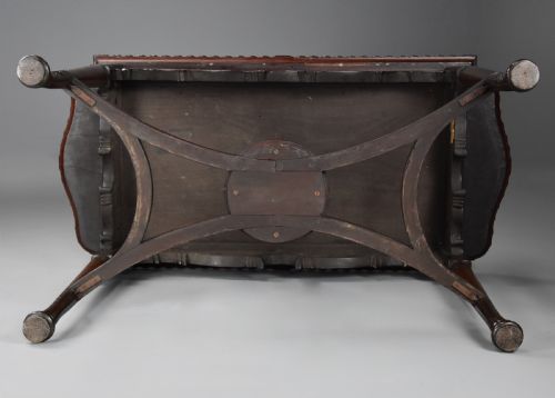AN 18TH19TH CENTURY FINELY CARVED MAHOGANY CENTRE TABLE WITH LATER RECONFIGUREMENTS - ADDITIONAL PHOTO 13