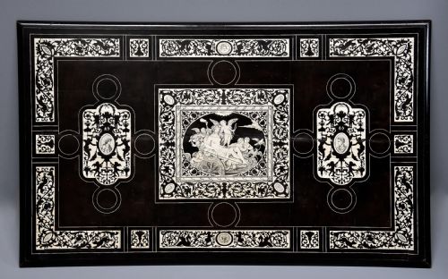 Highly Decorative 19th Century North Italian Table Top in the Renaissance Style