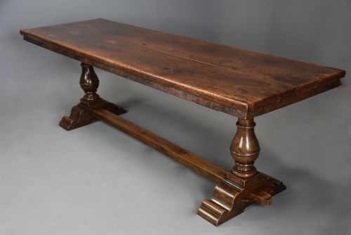 Superb 18th/19th Century Large French Walnut Trestle Table