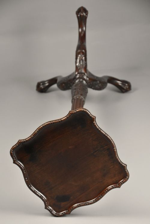 fig 3. Superb quality 19th century mahogany torchère in the 18th century style, stamped ‘H SAMUEL 484 OXFORD ST LONDON’
