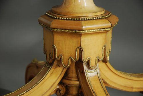 MID 19THC EXHIBITION QUALITY INLAID SYCAMORE CENTRE TABLE IN THE MANNER OF JACKSON GRAHAM - ADDITIONAL PHOTO 16