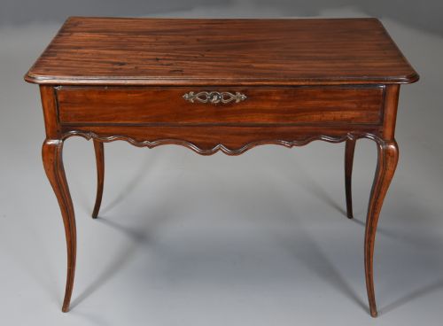 LATE 18TH CENTURY FRENCH WALNUT SIDE TABLE WITH SUPERB ORIGINAL PATINA - ADDITIONAL PHOTO 1