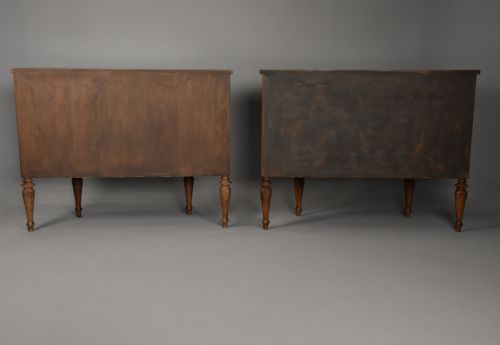 STUNNING PAIR OF EARLY 20TH CENTURY ITALIAN EXHIBITION QUALITY DEMILUNE SIDE CABINETS IN THE NEOCLASSICAL STYLE BY PIETRO FERRARIO - ADDITIONAL PHOTO 21