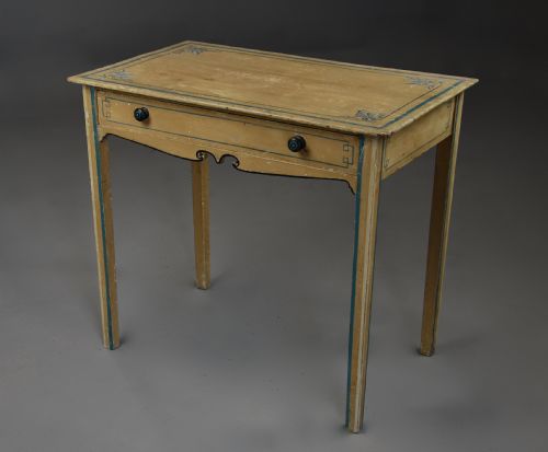 fig 2. Rare early 19th century pine side table with original paintwork