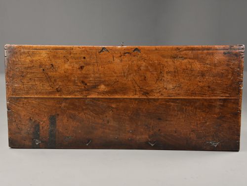 EARLY 17TH CENTURY NORTH ITALIAN CYPRESS WOOD CHEST OF SUPERB ORIGINAL PATINA - ADDITIONAL PHOTO 5