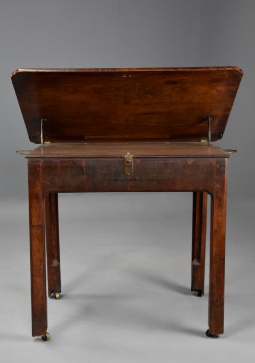 fig 4. Rare example of an early 18th century English walnut Architect’s table of superb patina