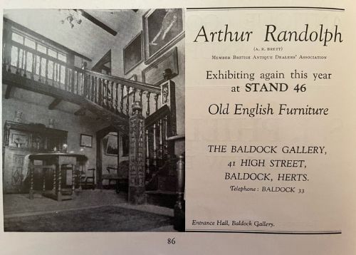 EARLY 20TH CENTURY CARVED WOOD PAINTED GILDED SHOP SIGN OF THE BALDOCK GALLERY - ADDITIONAL PHOTO 11