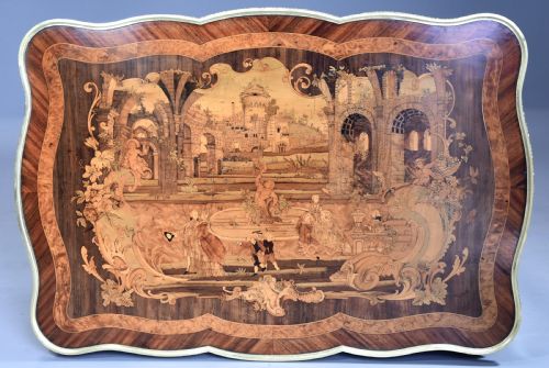 FINE QUALITY MID 19TH CENTURY FRENCH KINGWOOD INLAID CENTRE TABLE - ADDITIONAL PHOTO 9