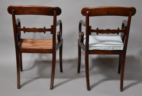 SUPERB QUALITY SET OF EIGHT EARLY 19THC REGENCY MAHOGANY DINING CHAIRS IN EXCEPTIONAL ORIGINAL CONDITION - ADDITIONAL PHOTO 11