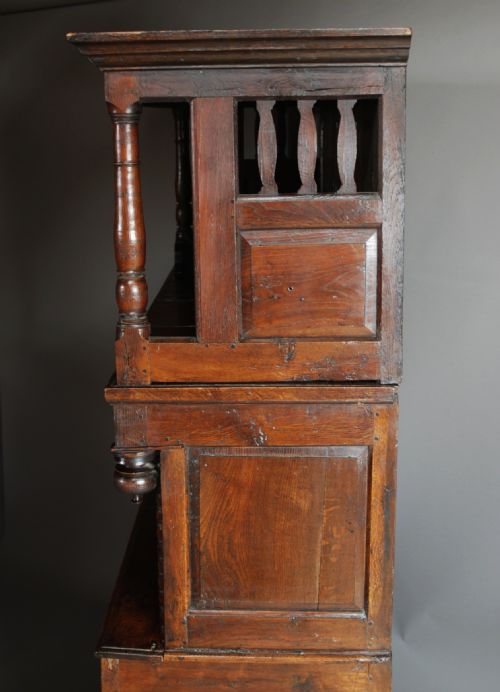 MID 18TH CENTURY WELSH OAK CWPWRDD TRIDARN OF SUPERB PATINA PROBABLY FROM THE SNOWDONIA REGION - ADDITIONAL PHOTO 13
