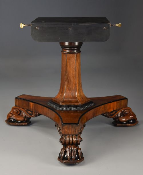 FINE QUALITY 19TH CENTURY WILLIAM IV ROSEWOOD TILT TOP BREAKFAST TABLE - ADDITIONAL PHOTO 8