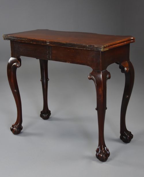 RARE SOPHISTICATED 18TH CENTURY IRISH AMERICAN BLACK WALNUT TEA TABLE OF SUPERB PATINA WITH UNUSUAL INLAID BIRD DESIGN - ADDITIONAL PHOTO 16