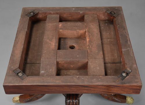 FINE QUALITY EARLY 19TH CENTURY REGENCY MAHOGANY DRUM OR LIBRARY TABLE POSSIBLY IRISH - ADDITIONAL PHOTO 20