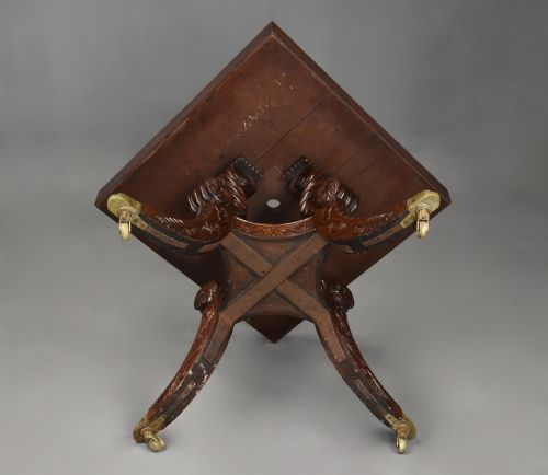 FINE QUALITY EARLY 19TH CENTURY REGENCY MAHOGANY DRUM OR LIBRARY TABLE POSSIBLY IRISH - ADDITIONAL PHOTO 23