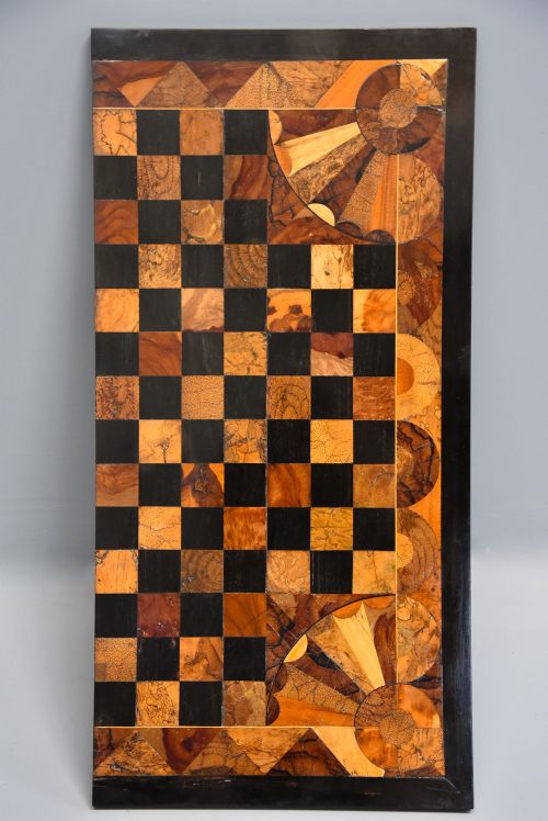STUNNING EXTREMELY RARE EARLY 19TH CENTURY SPECIMEN WOOD GAMES TABLE PROBABLY CEYLONESE - ADDITIONAL PHOTO 9