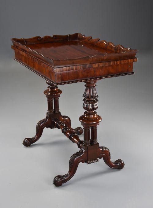 SUPERB QUALITY EARLY 19TH CENTURY REGENCY GILLOWS MAHOGANY WORK TABLE - ADDITIONAL PHOTO 1