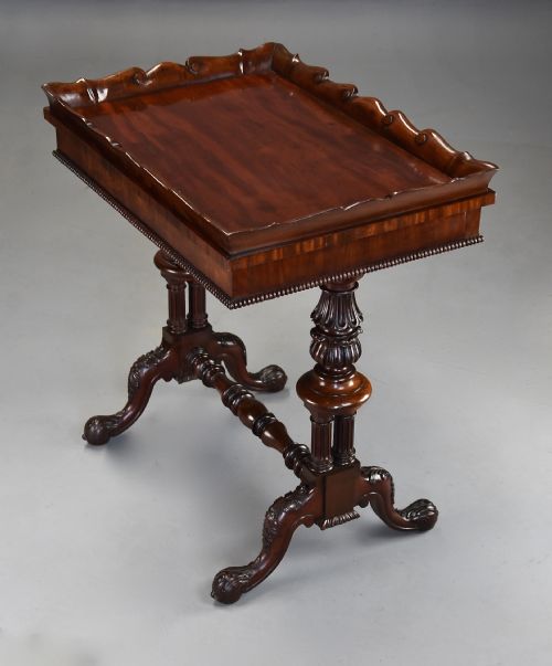 SUPERB QUALITY EARLY 19TH CENTURY REGENCY GILLOWS MAHOGANY WORK TABLE - ADDITIONAL PHOTO 2