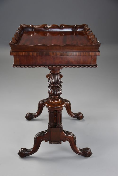SUPERB QUALITY EARLY 19TH CENTURY REGENCY GILLOWS MAHOGANY WORK TABLE - ADDITIONAL PHOTO 9