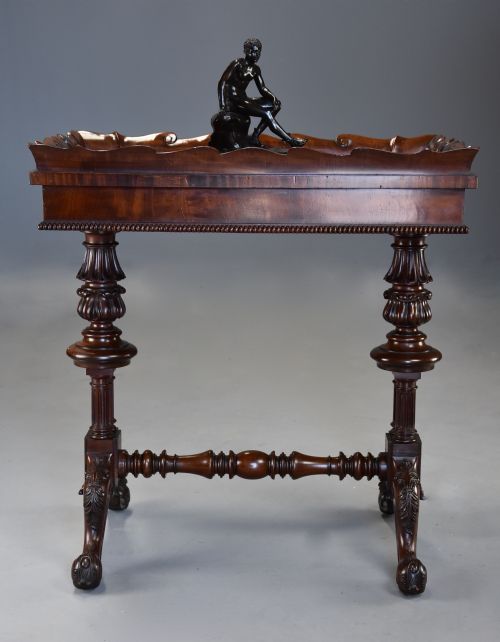 SUPERB QUALITY EARLY 19TH CENTURY REGENCY GILLOWS MAHOGANY WORK TABLE - ADDITIONAL PHOTO 10