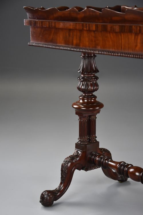 SUPERB QUALITY EARLY 19TH CENTURY REGENCY GILLOWS MAHOGANY WORK TABLE - ADDITIONAL PHOTO 12