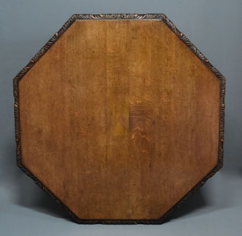 EARLY 19THC OAK LIBRARY TABLE OF LARGE PROPORTIONS WITH ELIZABETHAN JACOBEAN INFLUENCES - ADDITIONAL PHOTO 9