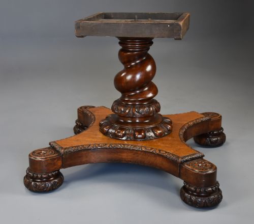 EARLY 19THC OAK LIBRARY TABLE OF LARGE PROPORTIONS WITH ELIZABETHAN JACOBEAN INFLUENCES - ADDITIONAL PHOTO 11