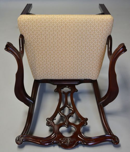 SET OF EIGHT LATE 19TH CENTURY CHIPPENDALE STYLE MAHOGANY DINING CHAIRS - ADDITIONAL PHOTO 8