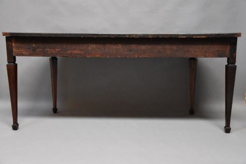 RARE FINE QUALITY LATE 18TH CENTURY SHERATON PERIOD MAHOGANY BOW FRONT SIDE TABLE OR SIDE SERVER - ADDITIONAL PHOTO 13