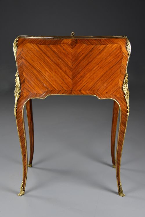 SUPERB LOUIS XV MID 18TH CENTURY FRENCH PETITE SECRETAIRE EN PENTE IN THE MANNER OF BVRB - ADDITIONAL PHOTO 14