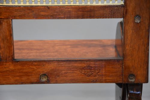 PAIR OF LATE 19TH CENTURY OAK HALL BENCHES BY JAMES SHOOLBRED CO - ADDITIONAL PHOTO 11