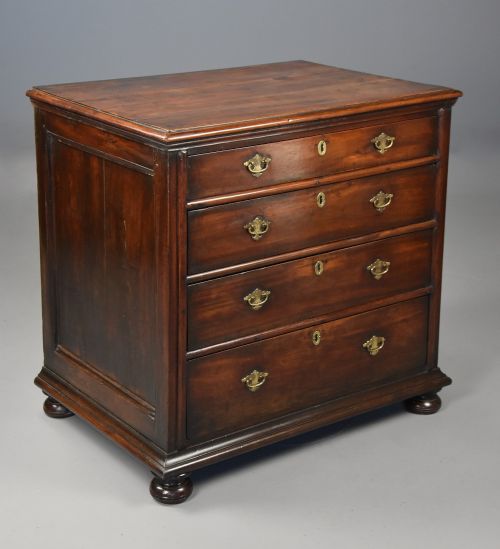 Rare Late 17th Century Fruitwood Chest of Drawers of Superb Colour