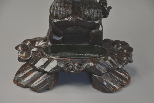 FINELY CARVED LATE 19TH CENTURY BLACK FOREST HALL STAND OF A BEAR - ADDITIONAL PHOTO 11