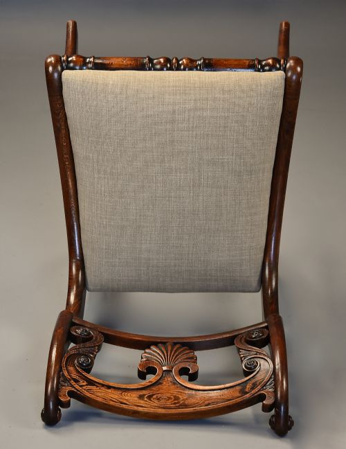 FINE QUALITY SET OF THIRTEEN EARLY 19THC REGENCY SIMULATED ROSEWOOD DINING CHAIRS - ADDITIONAL PHOTO 15