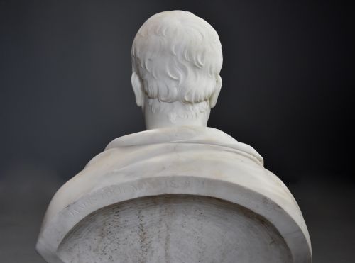 LARGE FINE QUALITY 19TH CENTURY MARBLE BUST OF JAMES LOCH MP 1839 SIGNED 'J FRANCIS' 17801861 - ADDITIONAL PHOTO 10
