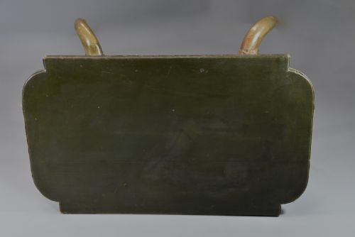 LATE 19TH CENTURY HIGHLY DECORATIVE UNUSUAL GERMAN COW HORN TABLE IN ORIGINAL CONDITION - ADDITIONAL PHOTO 7