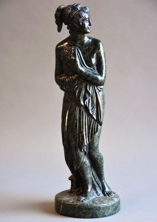 LATE 19TH CENTURY GRAND TOUR SERPENTINE FIGURE OF 'VENUS ITALICA' AFTER ANTONIO CANOVA - ADDITIONAL PHOTO 5