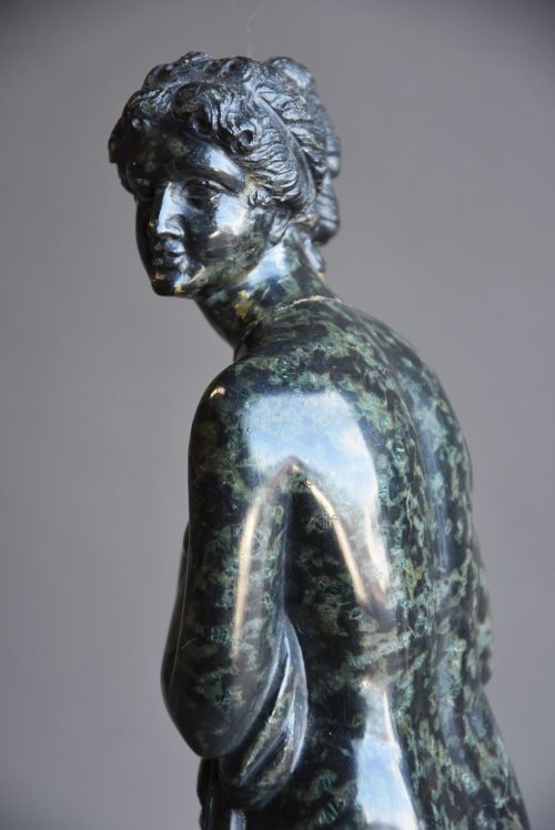 LATE 19TH CENTURY GRAND TOUR SERPENTINE FIGURE OF 'VENUS ITALICA' AFTER ANTONIO CANOVA - ADDITIONAL PHOTO 7
