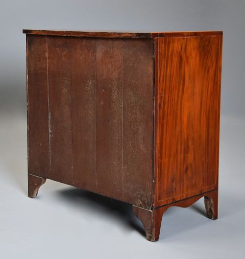 LATE 19THC ELEGANT HEPPLEWHITE STYLE MAHOGANY CHEST OF DRAWERS BY DRUCE CO - ADDITIONAL PHOTO 10