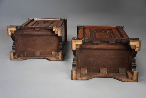 SUPERB RARE PAIR OF MID 18TH CENTURY MAHOGANY CHIPPENDALE PEDESTAL CABINETS OF EXCEPTIONAL COLOUR - ADDITIONAL PHOTO 17