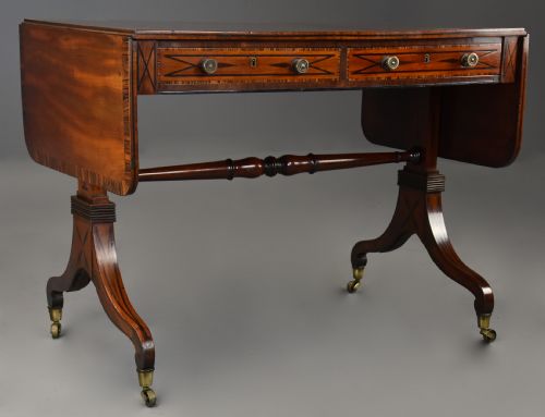 fig 1. Fine quality early 19thc Regency mahogany sofa table