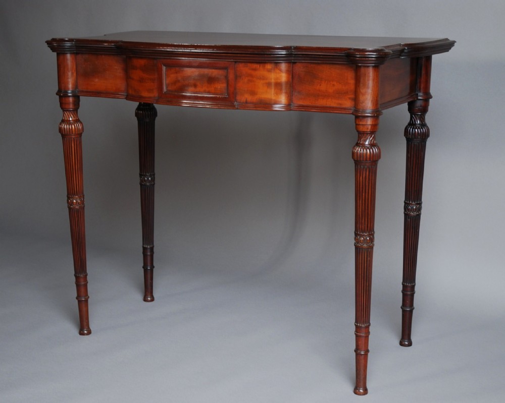Late 19th century mahogany card table