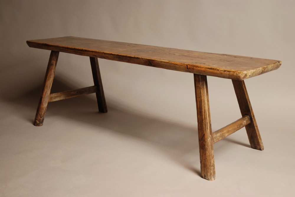 Elm Chinese bench 