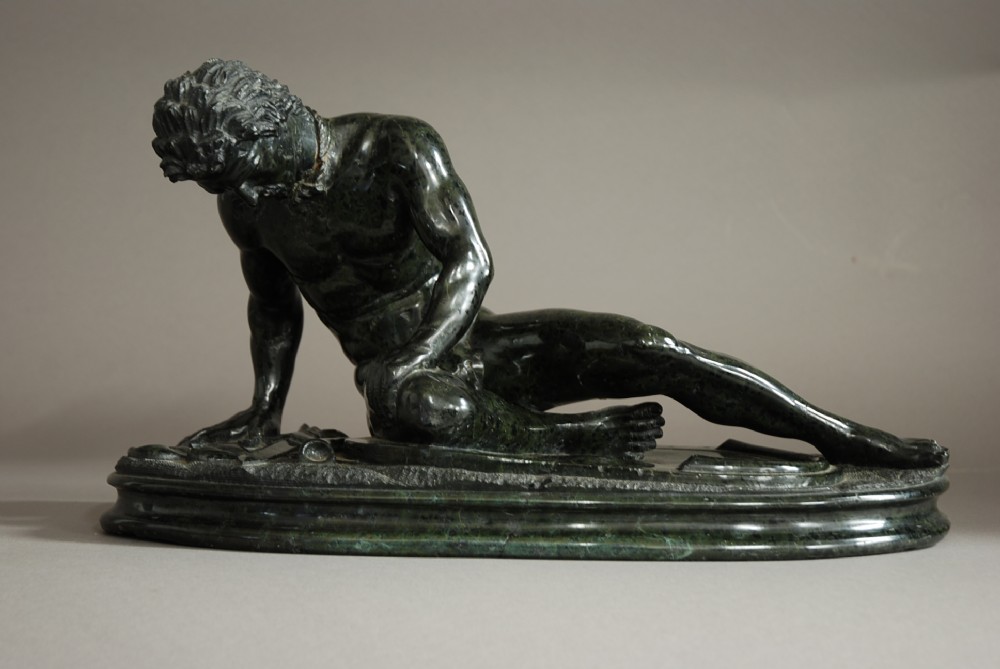 Grand Tour serpentine figure of 'Dying Gaul'
