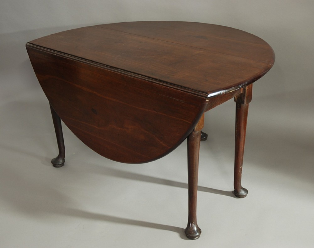 18th century mahogany pad foot table