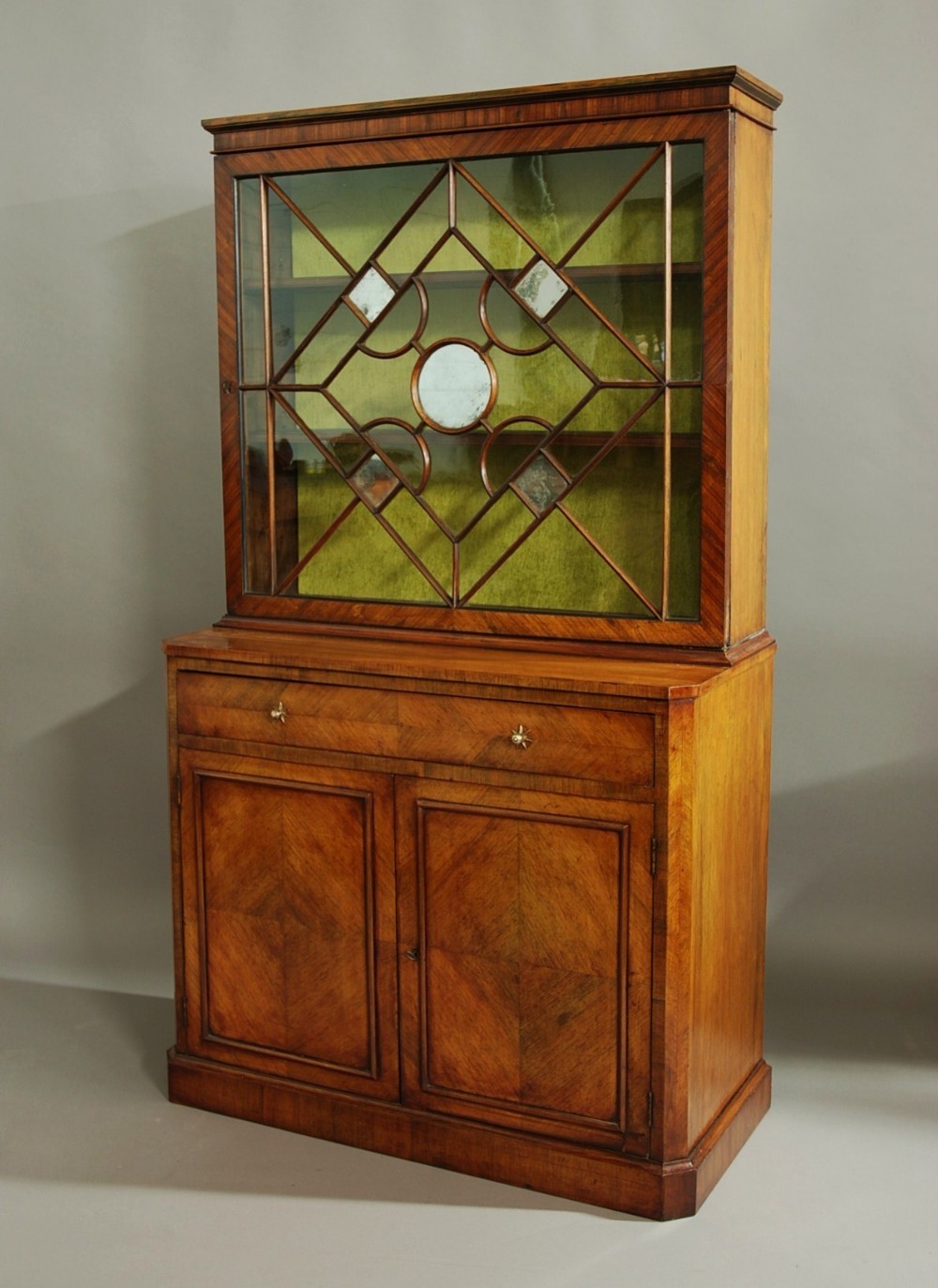 Early 19th century small French Kingwood bookcase