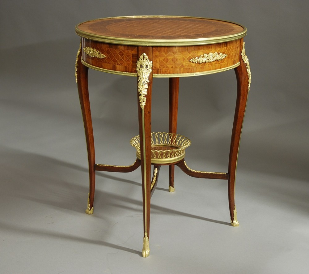 A superb quality late 19th century centre table in he French style