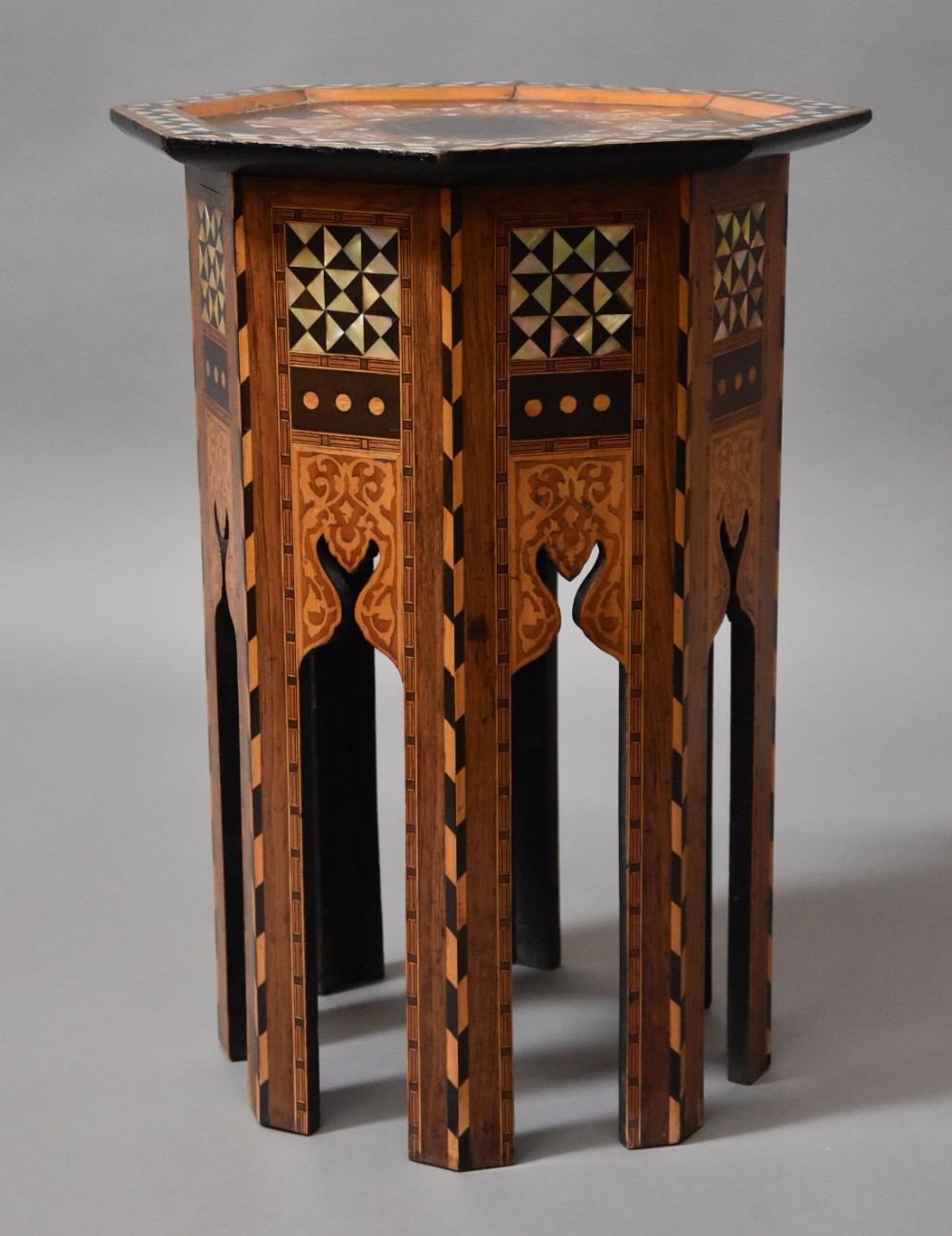 Late 19th century Liberty & Co. inlaid octagonal table 